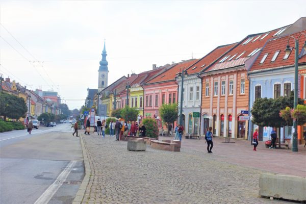 プレショフの旧市街を観光