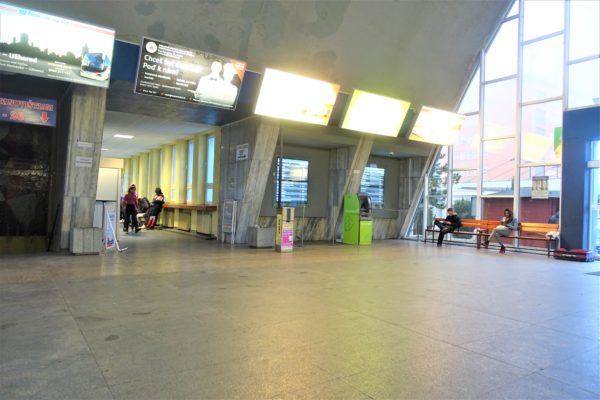 プレショフバスターミナルの待合室
