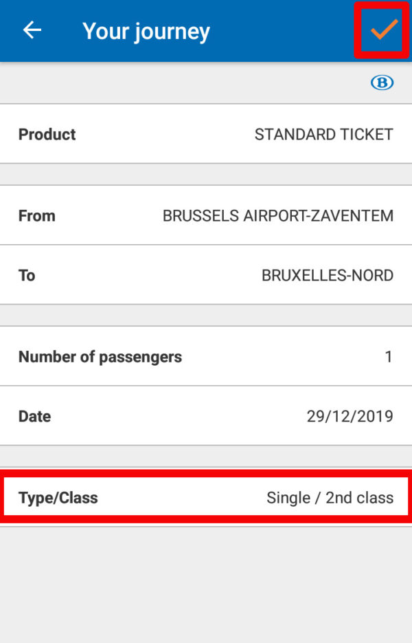 アプリを使ってベルギーの電車チケットを買う方法
