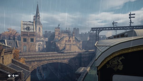 PS4アサシンクリードシンジケートで列車の隠れ家からロンドン版世界の車窓からを観れる