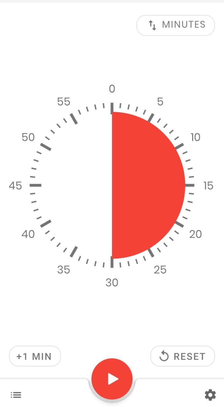 タイムタイマー（Time Timer ）の代替VisualTimer無料アプリの使い方